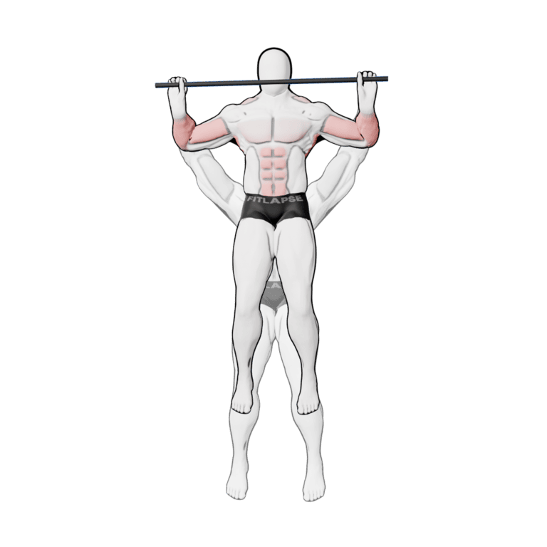 Wide-grip Overhand Pull-up