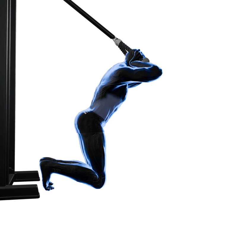 Facing-Away Kneeling Cable Crunch