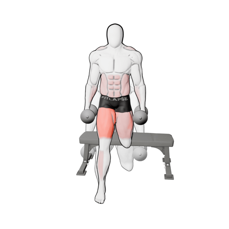 Dumbbell Bulgarian Split Squat