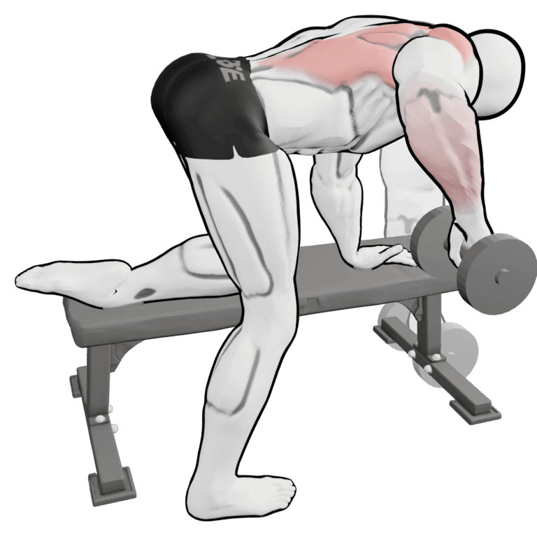 Single-Arm Overhand Dumbbell Row