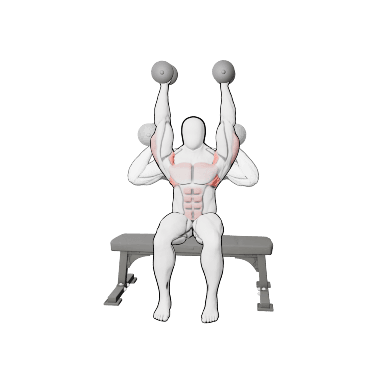 90° Seated Dumbbell Shoulder Press