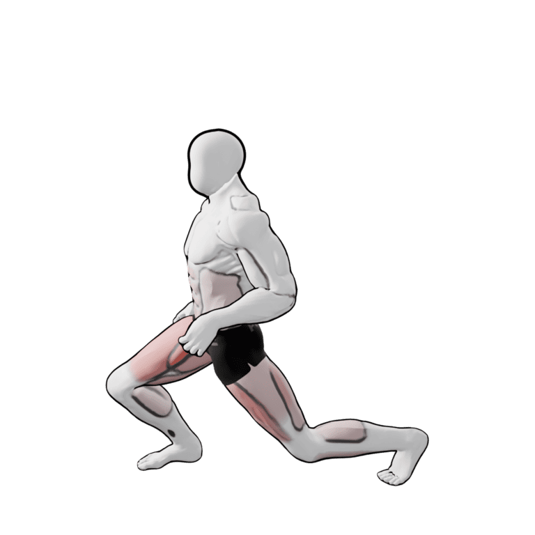 Reverse Lunge — starting position
