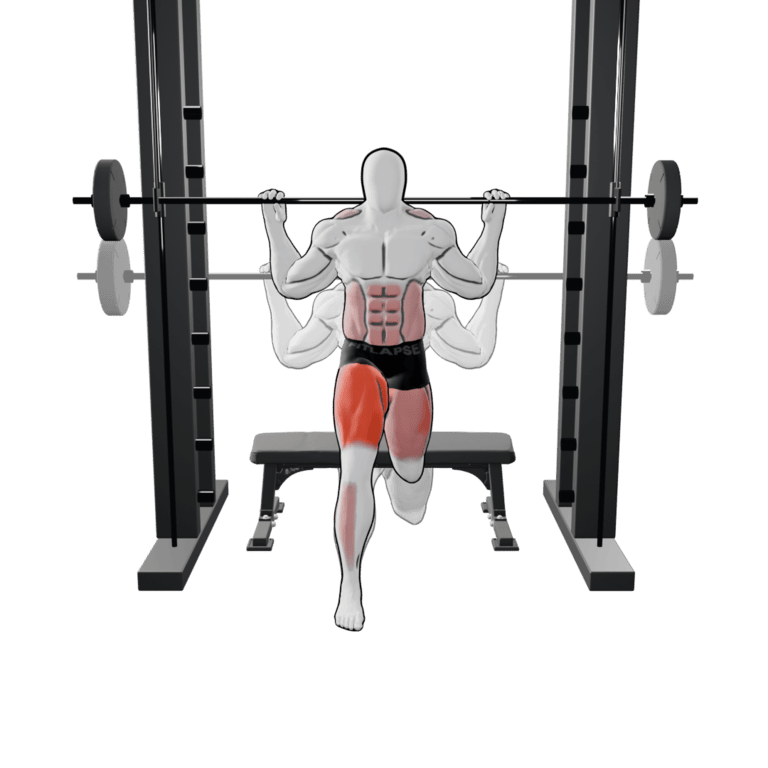 Smith-Machine Bulgarian Split Squat