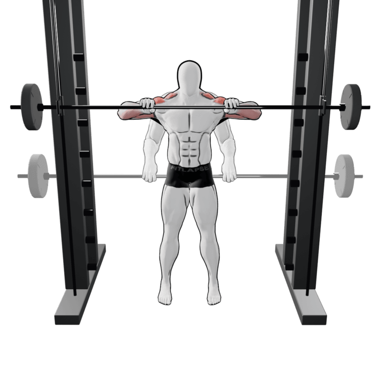 Smith-Machine Upright Row