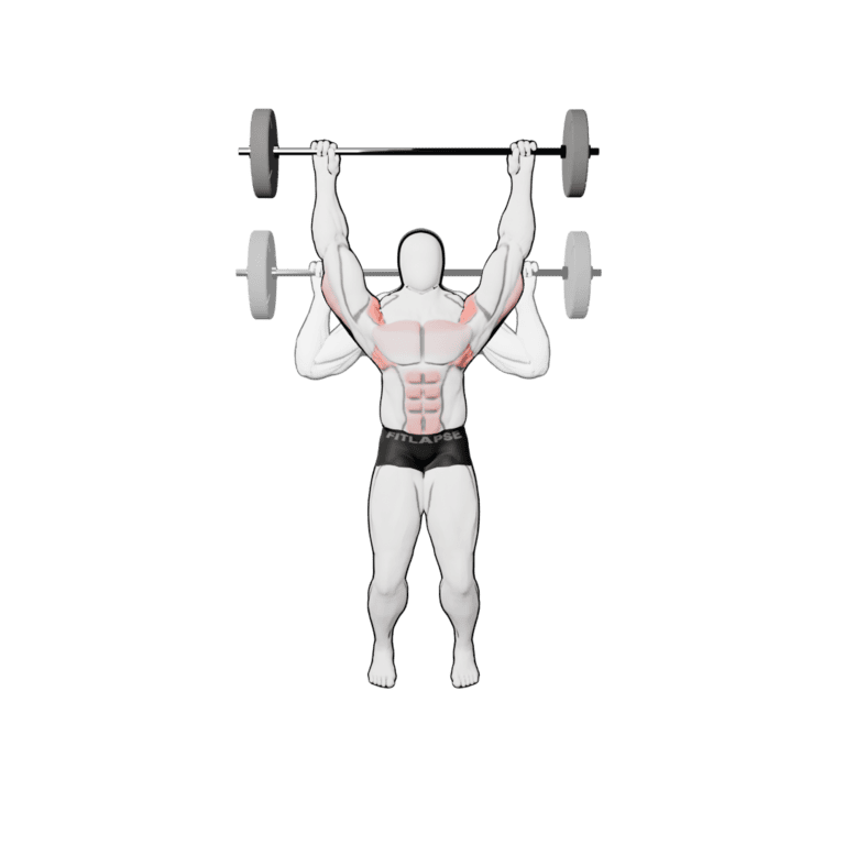 Standing Barbell Shoulder Press