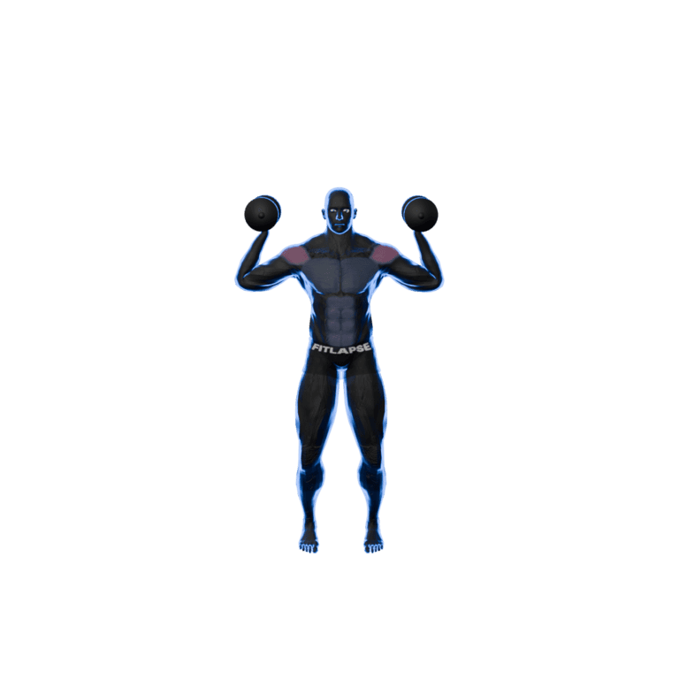 90° Standing Dumbbell Shoulder Press