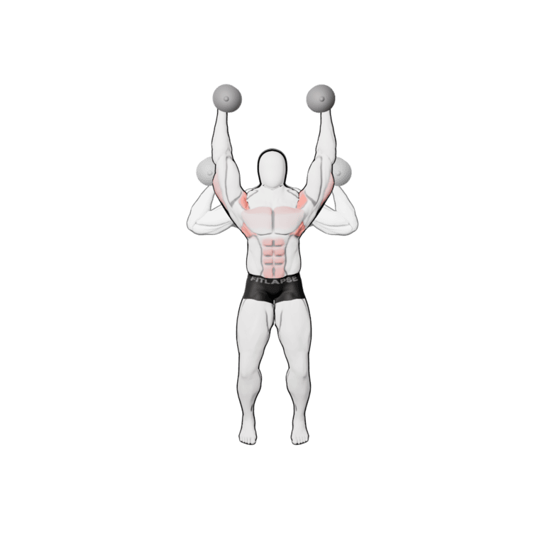 90° Standing Dumbbell Shoulder Press
